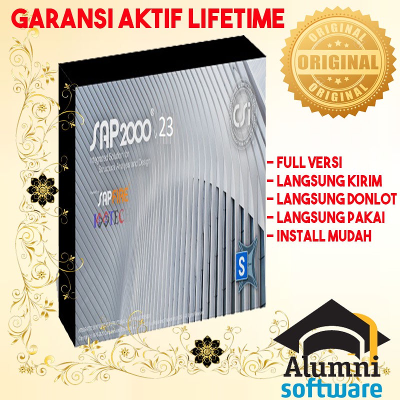[FULL VERSION] CSI SAP2000 Ultimate v23 LIFETIME - GARANSI AKTIVASI