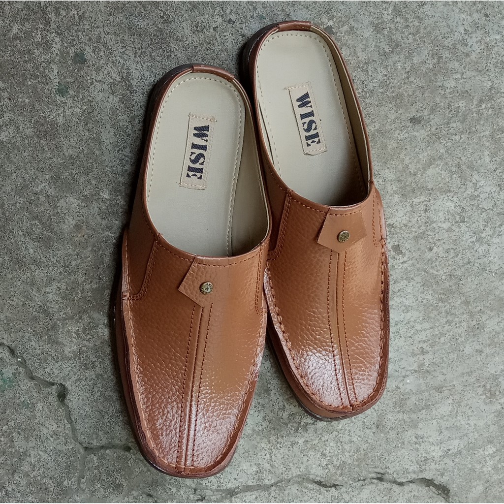 Wise - Sandal Selop Kulit Asli - Model Classic - K01