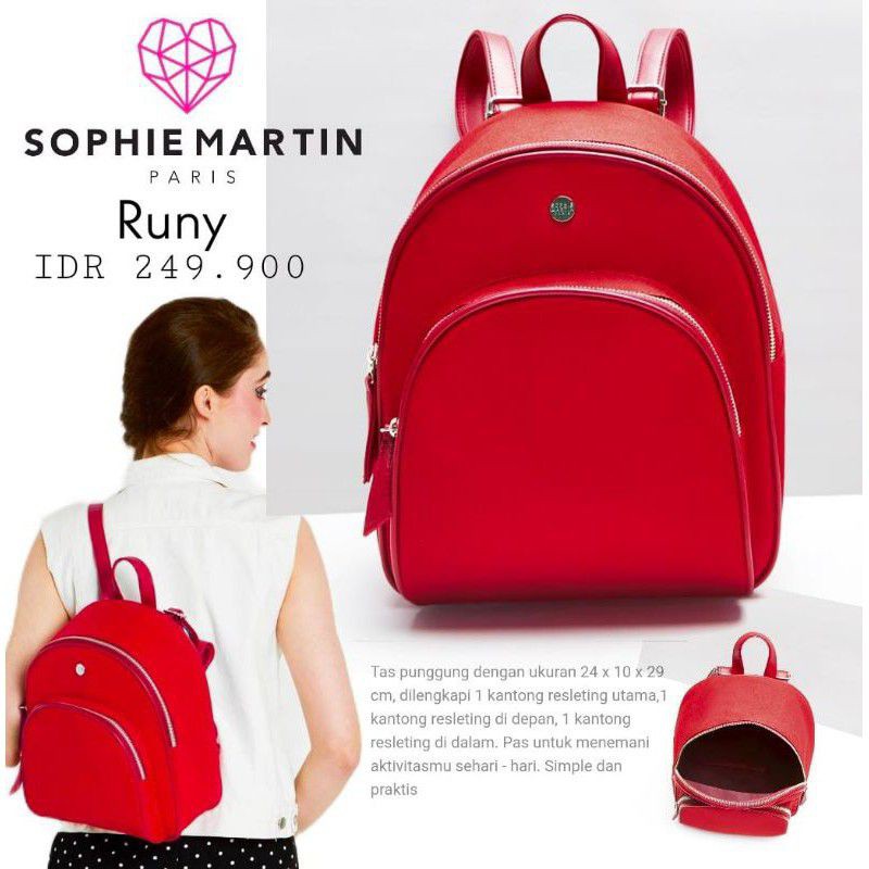 SOPHIE PARIS TAS RANSEL  RUNY