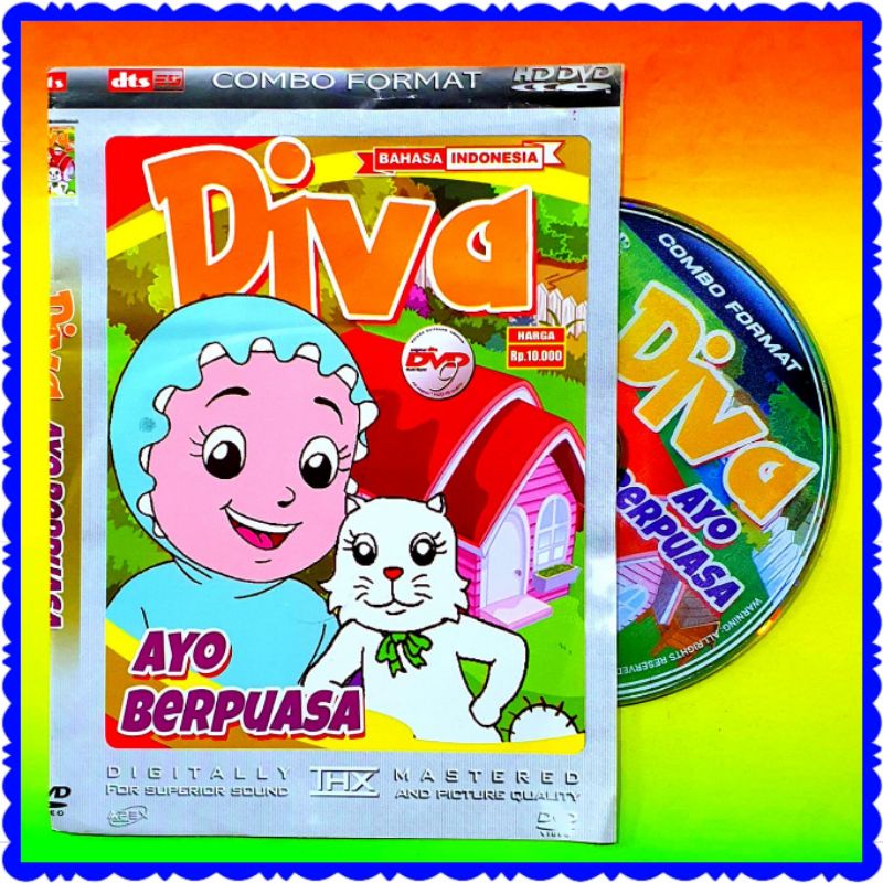 TERLARIS Kaset Film Dvd Diva Ayo Berpuasa - Kaset Belajar Anak Anak Muslim