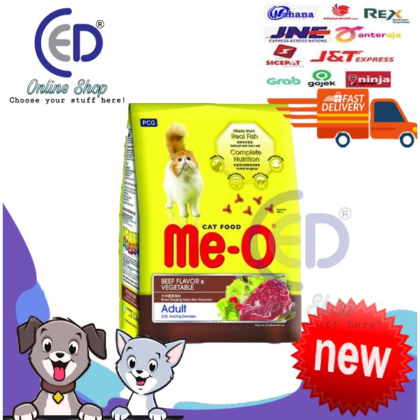 MAKANAN KUCING MEO FRESH PACK BEEF AND VEGETABLES 1.2KG