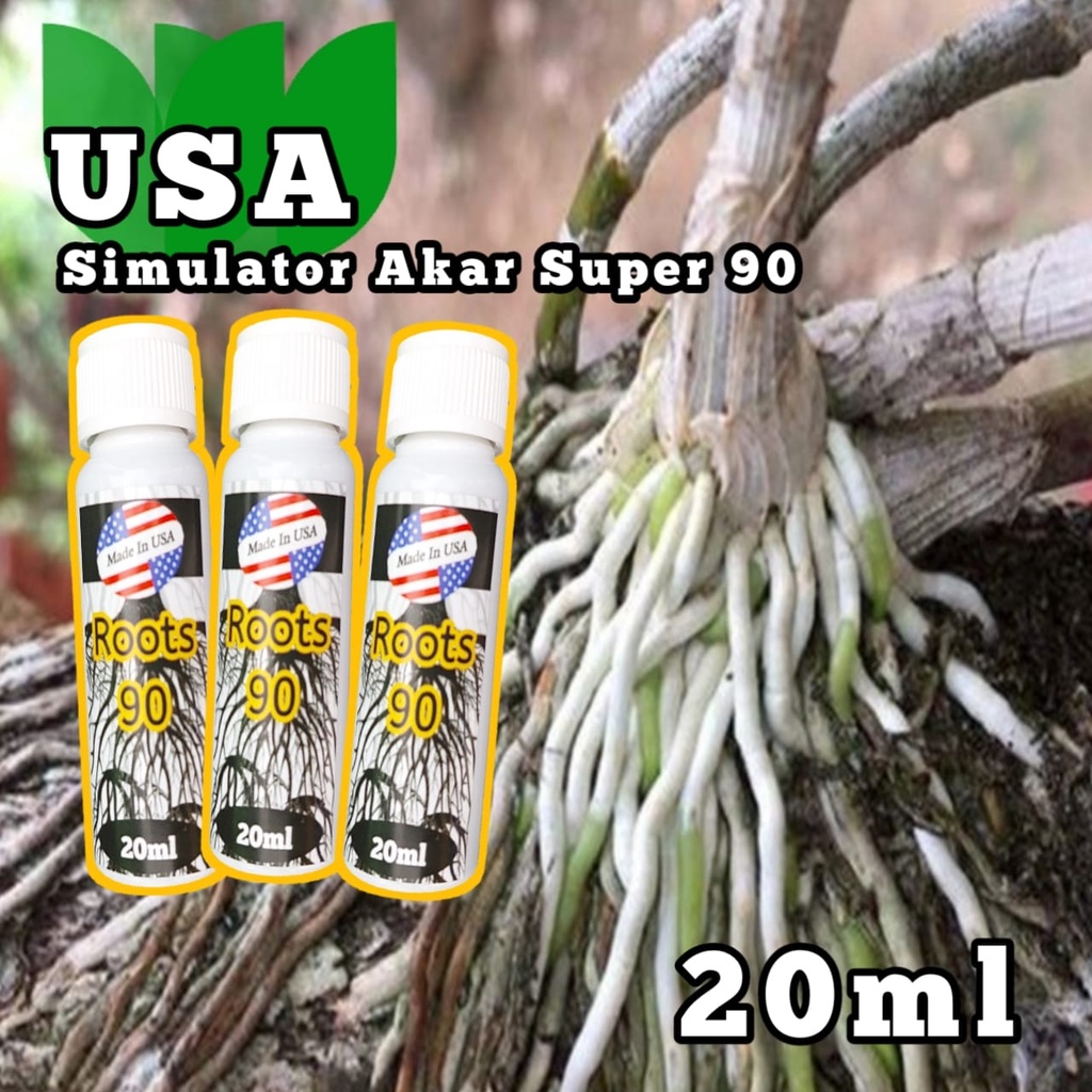 Roots 90 USA 20ml Hormon Akar Dan Tumbuh Tanaman