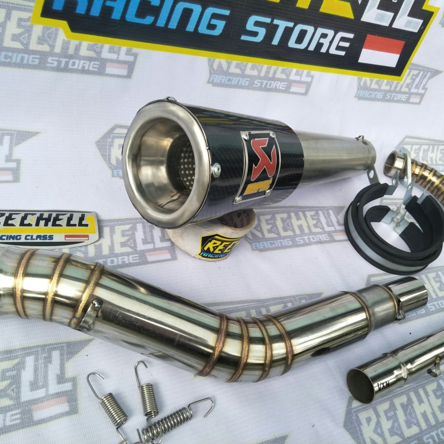 knalpot akrapovic carbon yamaha vixion new- vixion old stanlise CARBON