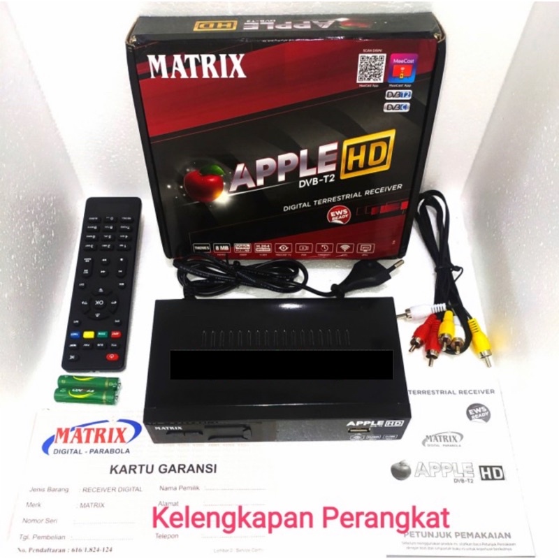 Set Top Box Receiver TV Digital / STB Advance/Matrix/VDR Full HD Penerima Siaran Tv Digital
