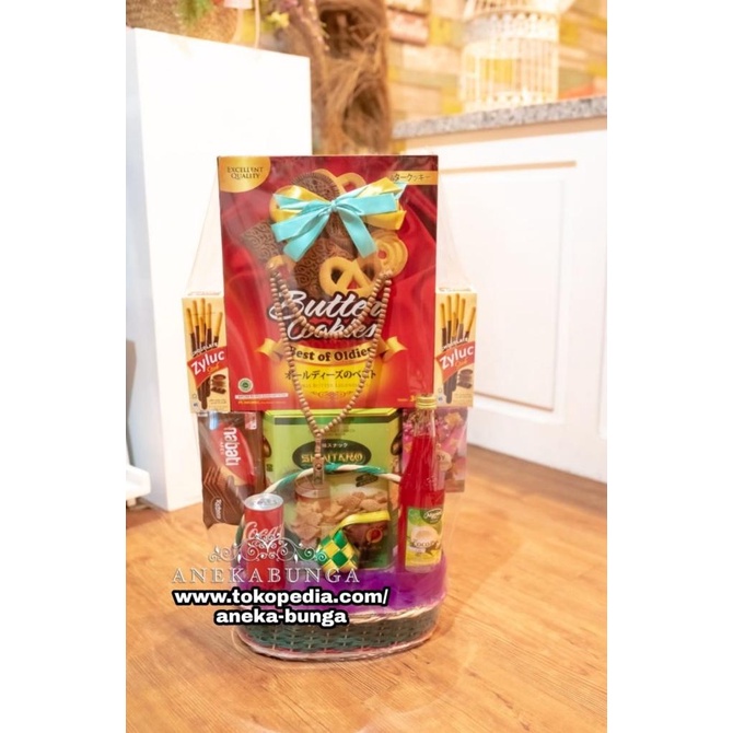 

Parcel Kue Lebaran Bingkisan Parsel Kado Makanan Idul Fitri Hampers Sarahasana_