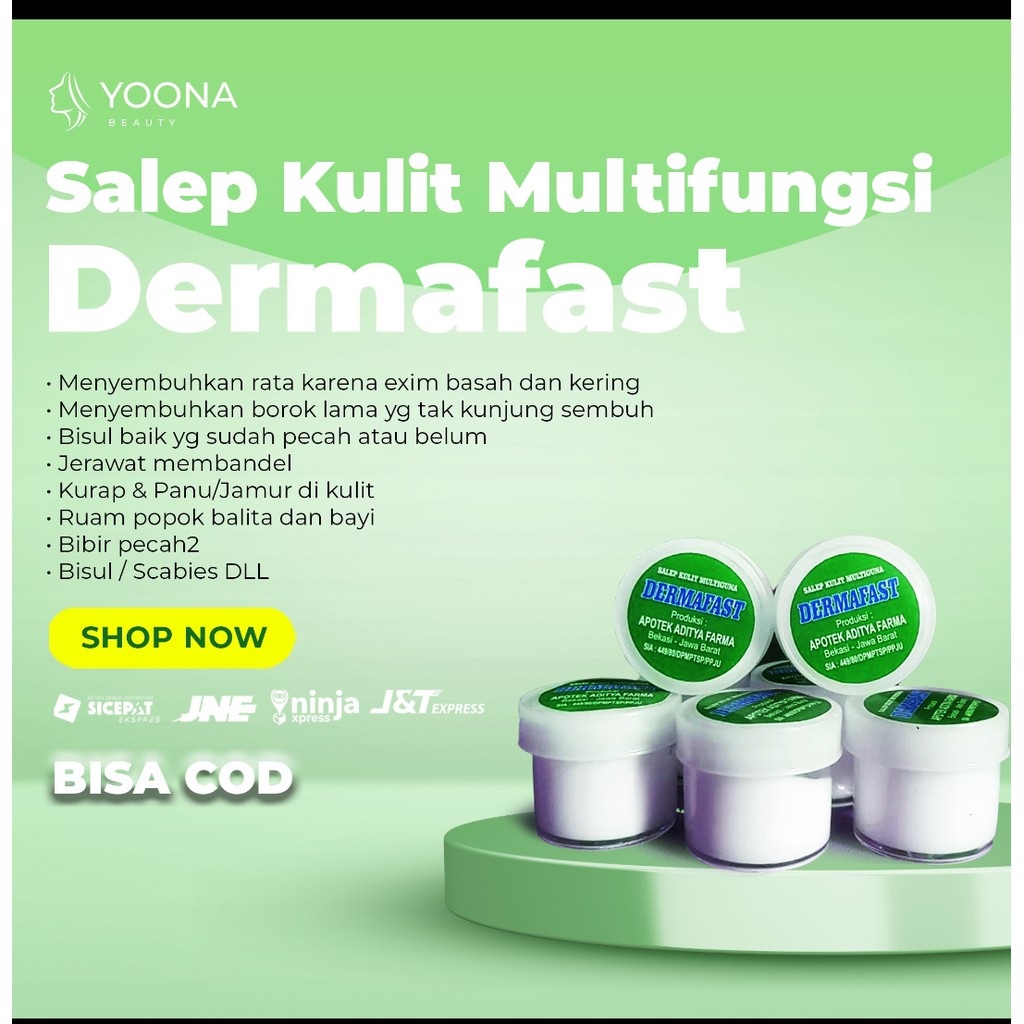 Obat Salep Herpes dan Cacar Air DERMAFAST Racikan Apoteker Paling Ampuh