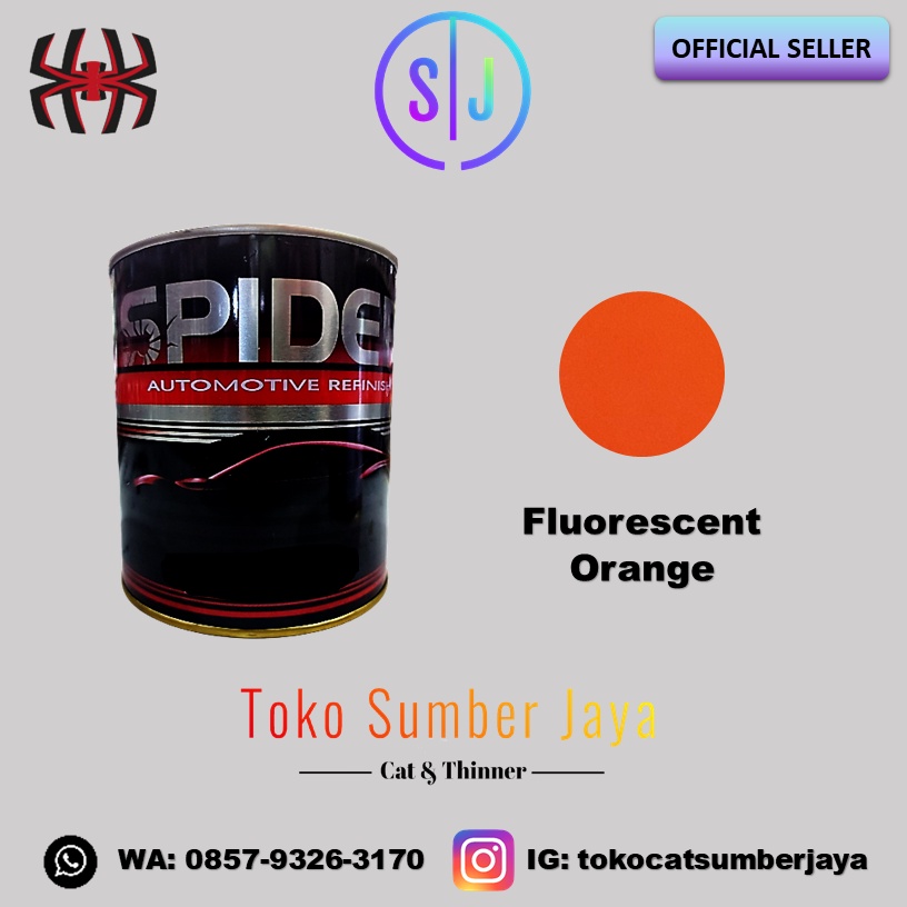 

Cat Spider Warna Stabilo Fluorescent Orange SPFL3 1L