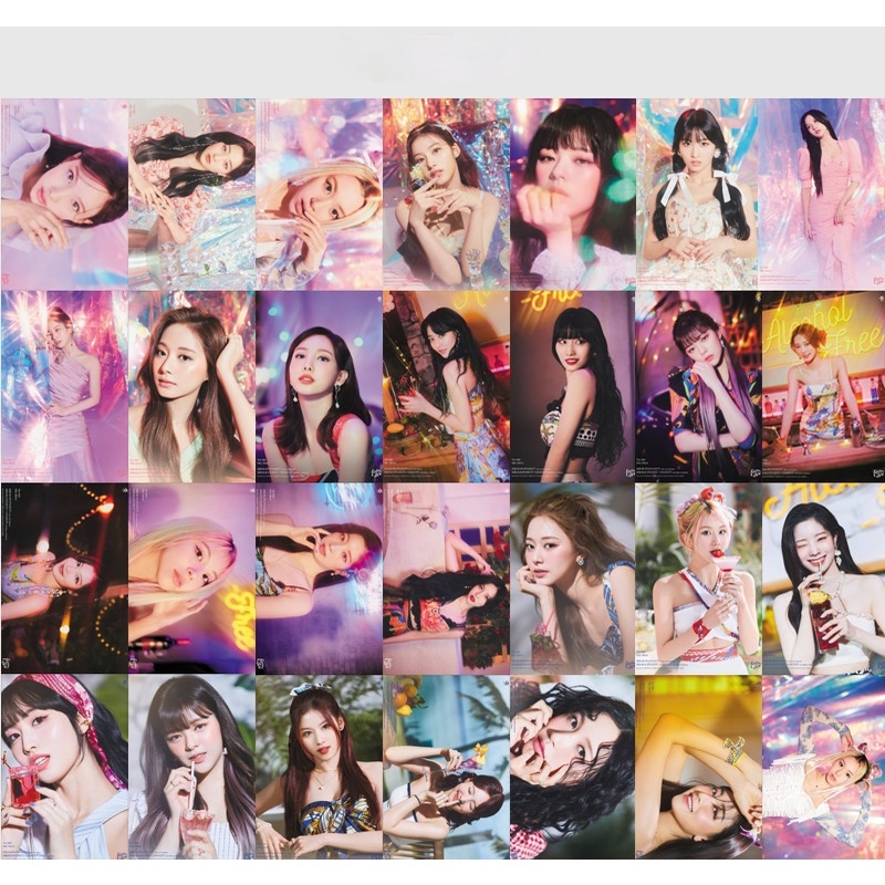 55pcs/set KPOP TWICE TASTE OF LOVE LOMO Cards Photocard Collectibles Sana