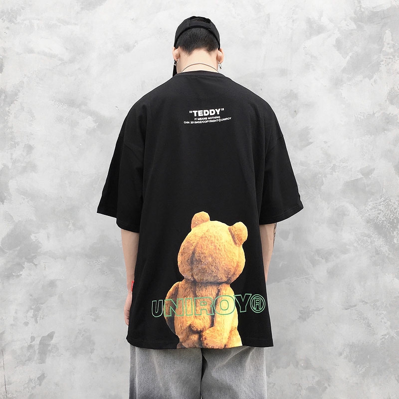 Kaos T Shirt Model Oversize Print Huruf Gaya Korea Kaos T Shirt Model Oversize Print Huruf Gaya Korea