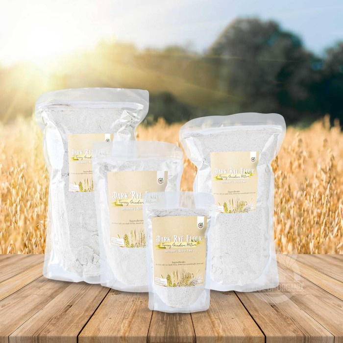 

cs01477 House Of Organix Dark Rye Flour / Tepung Gandum Hitam 1 Kg Da01D100