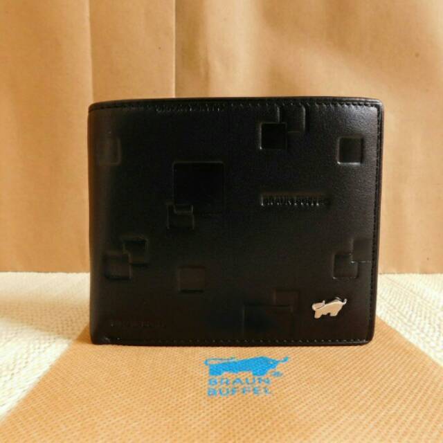 DOMPET PRIA KULIT ASLI  BRANDED BRAUN BUFFEL 01-12