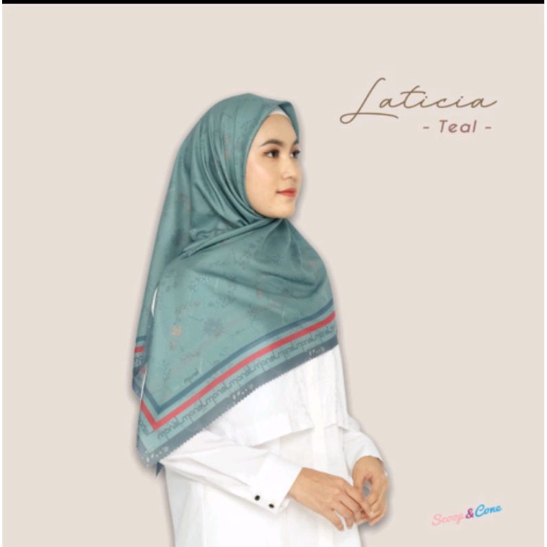 hijab segi empat Laticia Series Scraft by Monel (Scoop&cone)