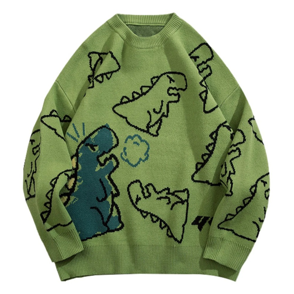 Dino sweater korean style / jisoo bp knitwear unisex