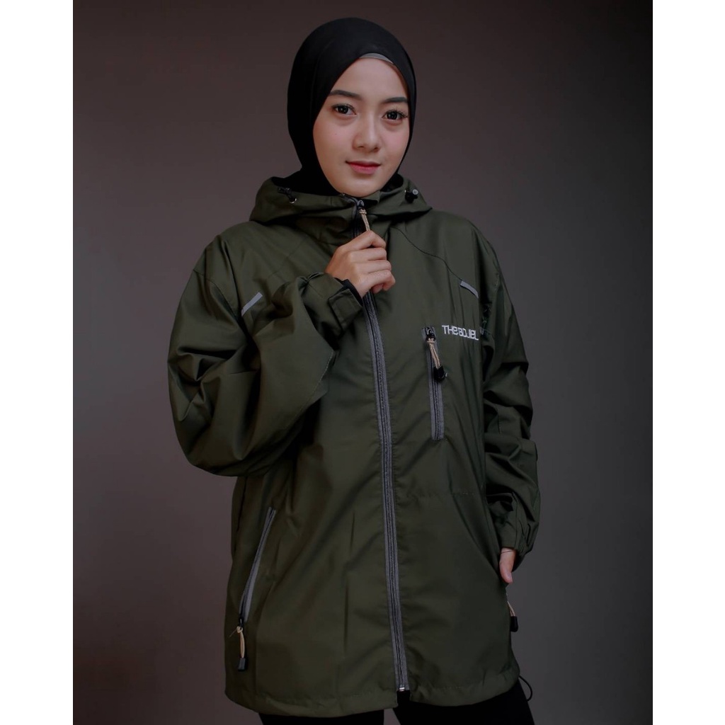 JAKET OUTDOOR PRIA WANITA WATERPROOF MODEL CHEST ORIGINAL THE BOJIEL / JAKET PARASUT WANITA TERBARU / JAKET PARASUT DISTRO 2024