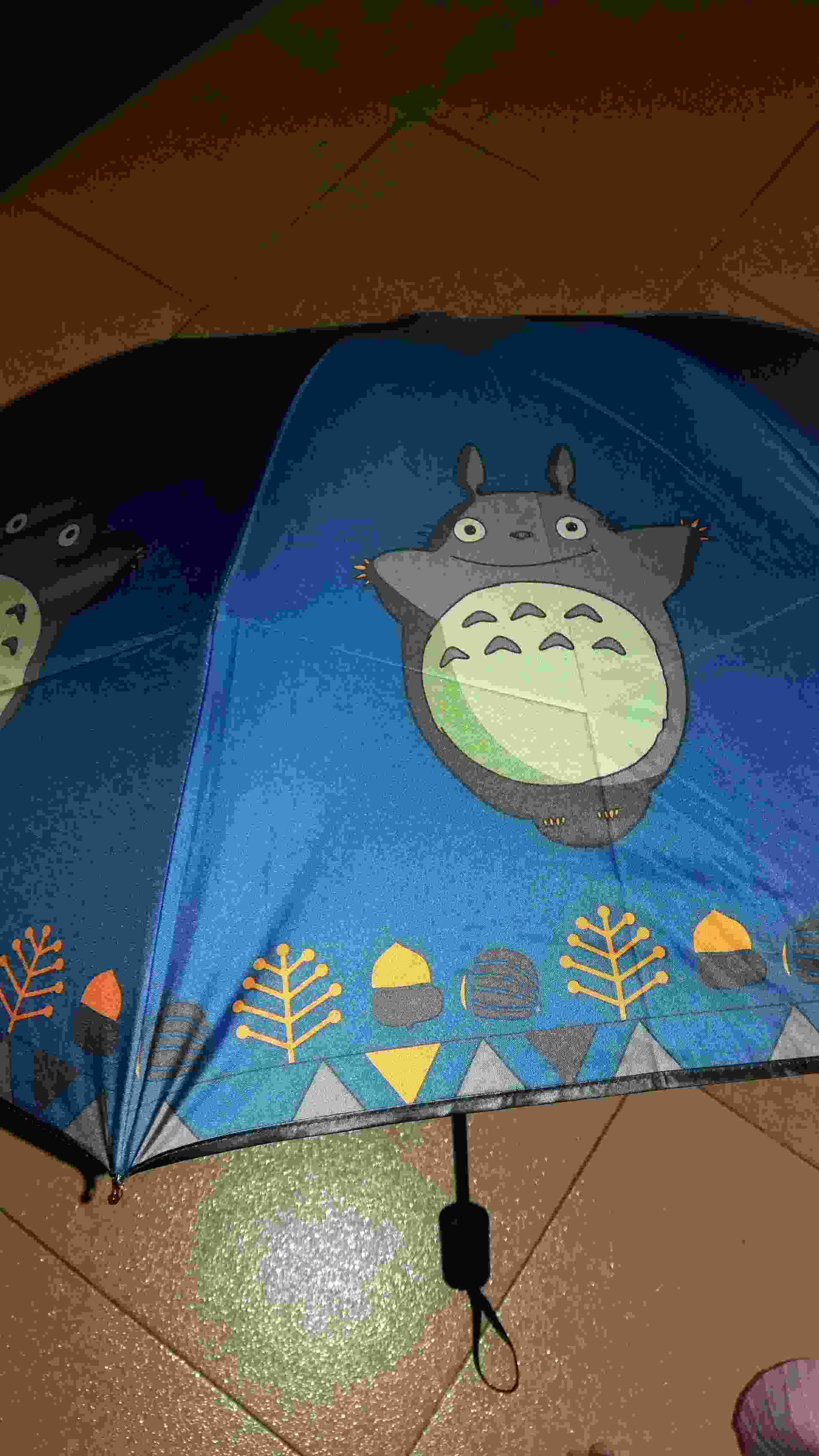 Tepbrella Payung Lipat 3 Mangkok Nagoya Totoro Kawaii