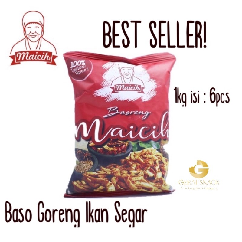 Paket Reseller Basreng Maicih BOB 1 DUS isi 25 PCS (25x100gr)