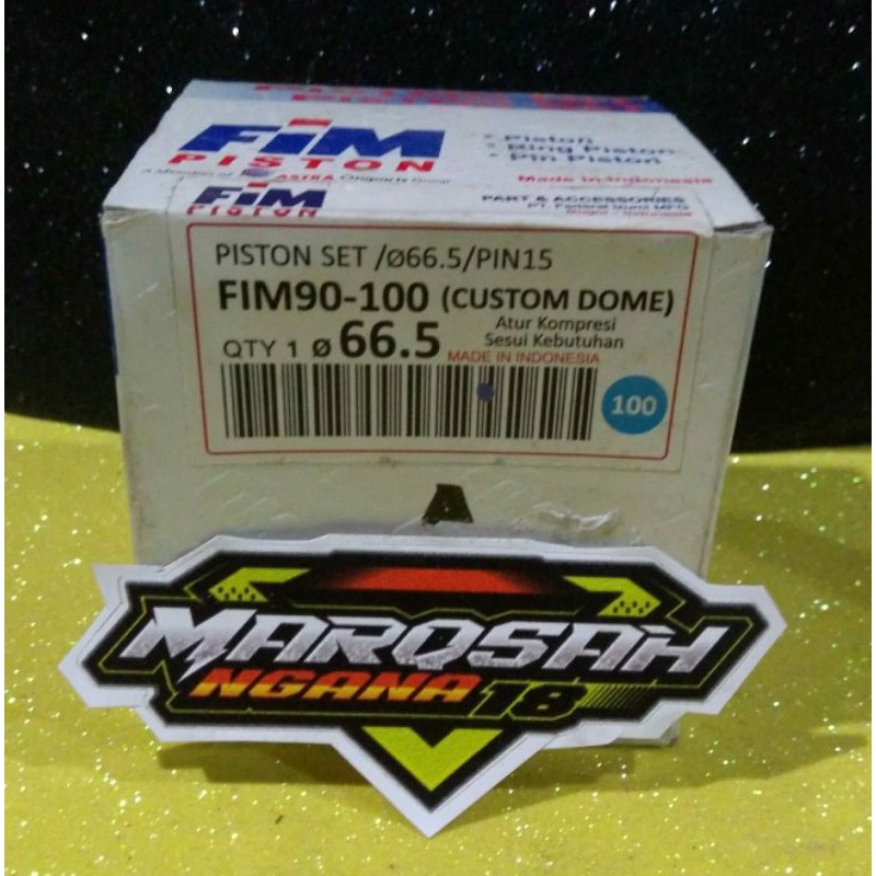 piston Fim 90 costum dome diameter 65 65,5 66.5, 67, 67.5, 68 pen 15 marqsah-2