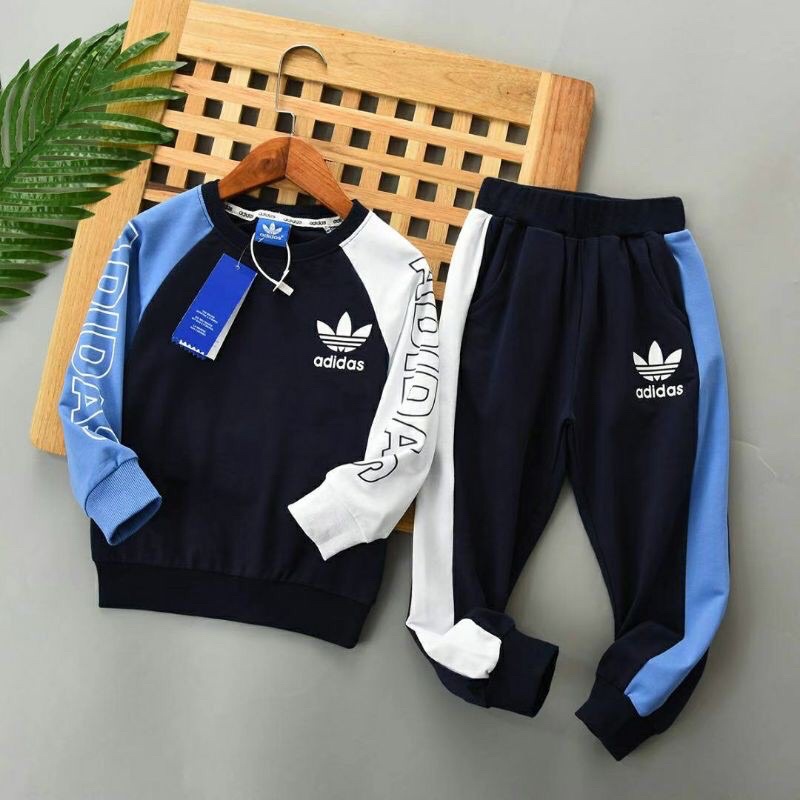 SETELAN ANAK SWEATER DAN TRAINING LAKI-PEREMPUAN ADIDAS