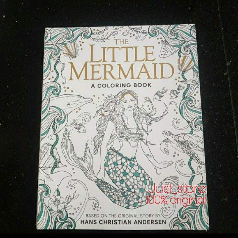 THE LITTLE MERMAID - Adult colouring book IMPORT