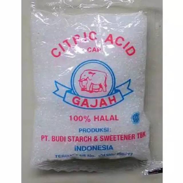 CITRIC ACID CAP GAJAH CITRUN PEMUTIH PAKAIAN SITRUN PEMBERSIH ASAM CITRUN ZUUR