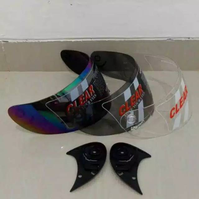 Kaca helm/ visor helm full face BMC MDS GM TRX standar Honda (gratis rachet helm)