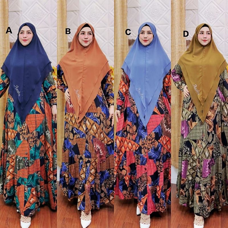 Fiola dres by D’lovera / DAYSA SET SYARI BY AZZAHRA (READY)