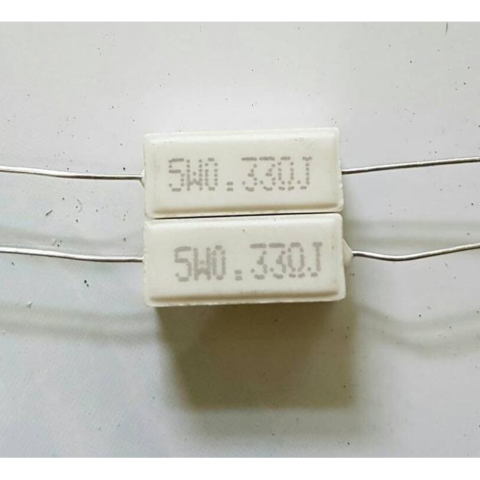 

Resistor kapur 0.33 Ohm 5 w bietro91