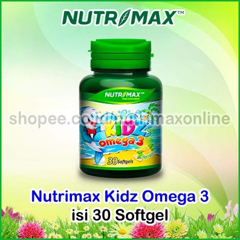 Nutrimax Kidz Omega 3 Isi 30 Vitamin Omega3 Minyak Ikan Salmon Untuk Buat Otak Bayi Anak Kids Kid