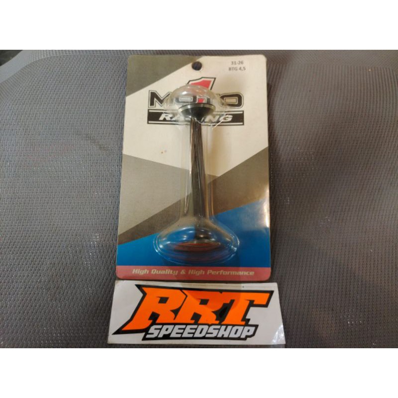 Klep Moto1 Racing Lengkap All Size