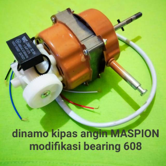 Spull dinamo kipas angin maspion boshing modif bearing/laher
