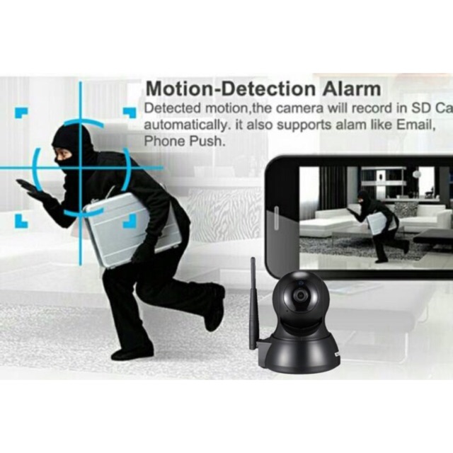 Baby Monitor Camera Wifi Jarak Jauh Rotaring /CCTV Tanpa Kabel Kapasitas