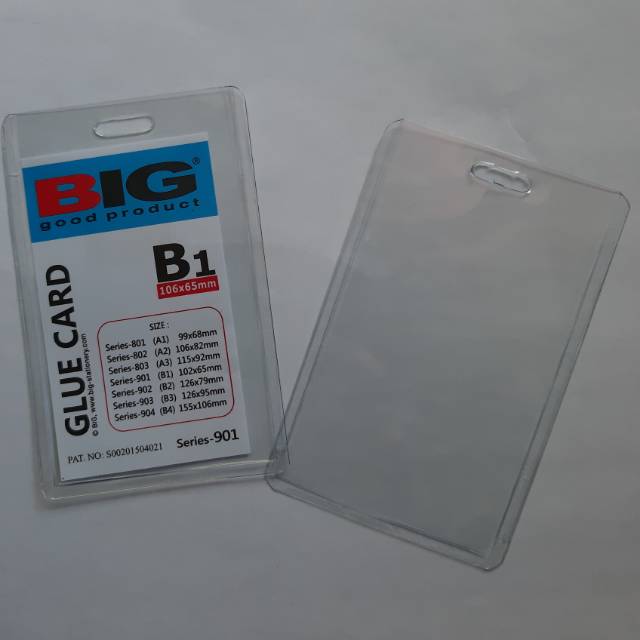 

ID CARD / name tag plastik B1 holder case