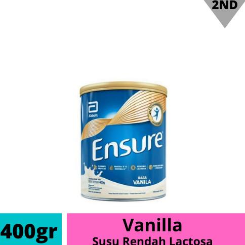 

[COD] Ensure Vanilla 400 g Susu Nutrisi Dewasa Rendah Laktosa [COD]