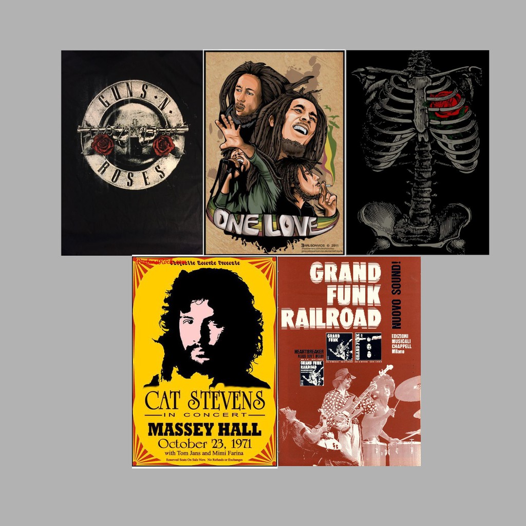 POSTER DINDING Aesthetic Band