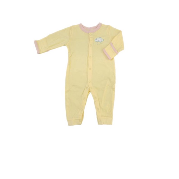 BABY K2 - Sleepsuit Buka Kaki Premium si 3 Pcs Motif Awan
