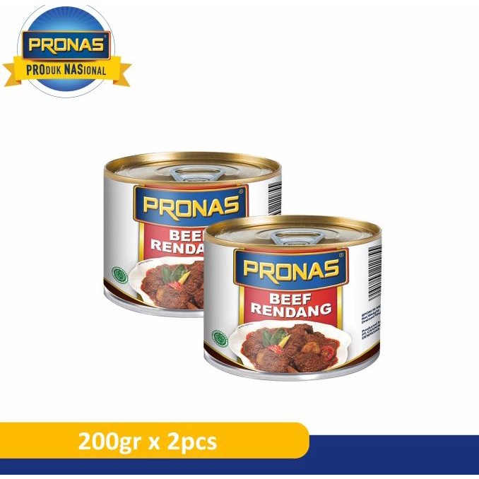 

PRONAS Rendang Daging Sapi 200 g dengan kemasan EOE bundling 2 pcs