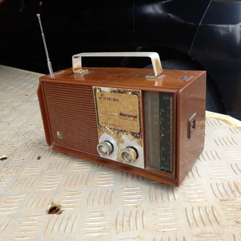 radio cawang hidup antik transistor no radio antik telesonic