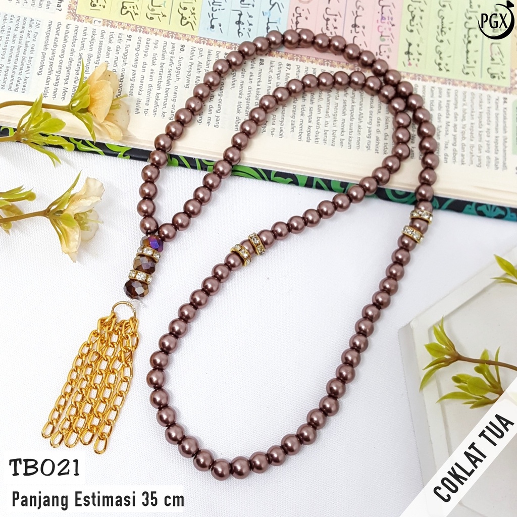 PGX Tasbih Mutiara / Kristal Mewah 99 Butir Fashion Muslim TB021