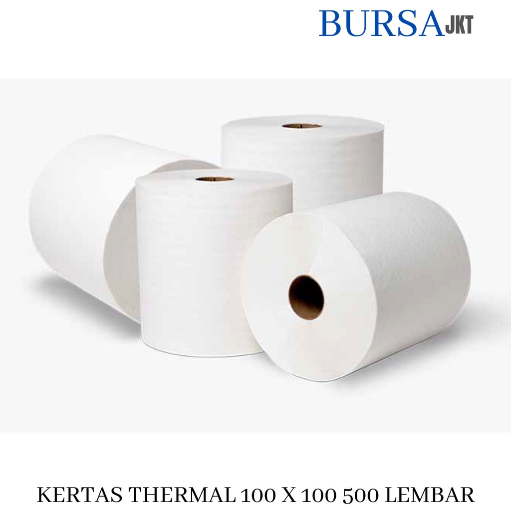 KERTAS STICKER THERMAL UNTUK CETAK RESI ONLINE 100 X 100 MM