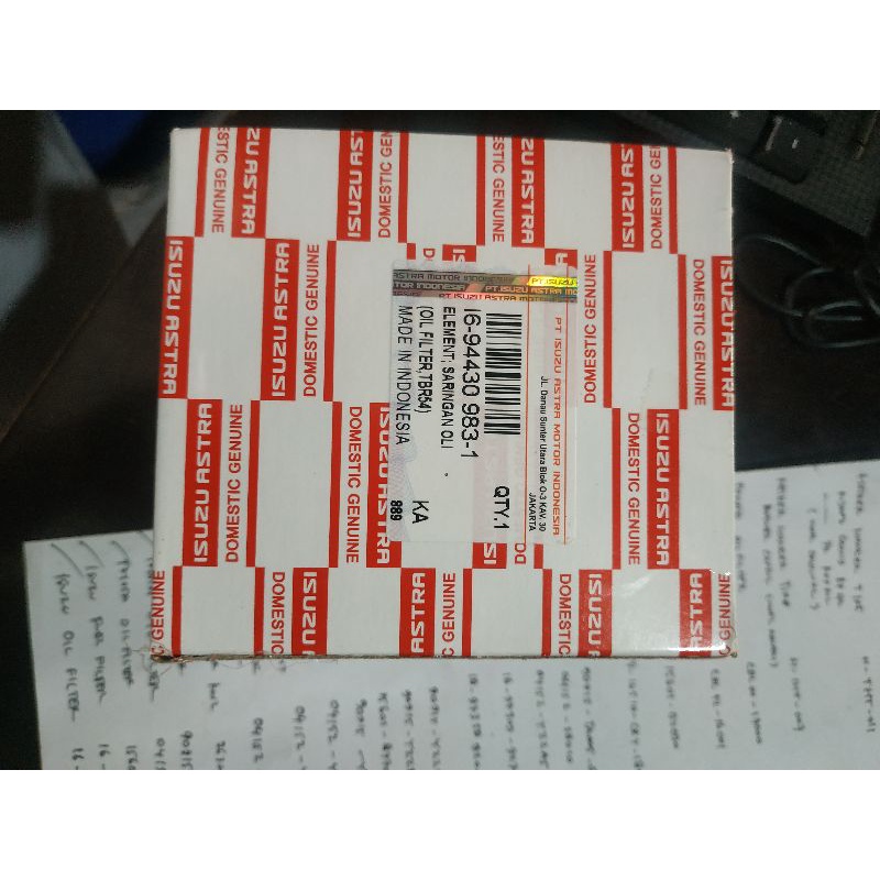 Isuzu Oil Filter Panther 2.5