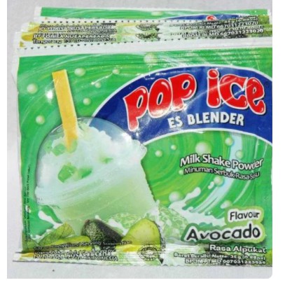 

Minuman Bubuk Pop Ice Rasa Avocado 10 s/ 25 g