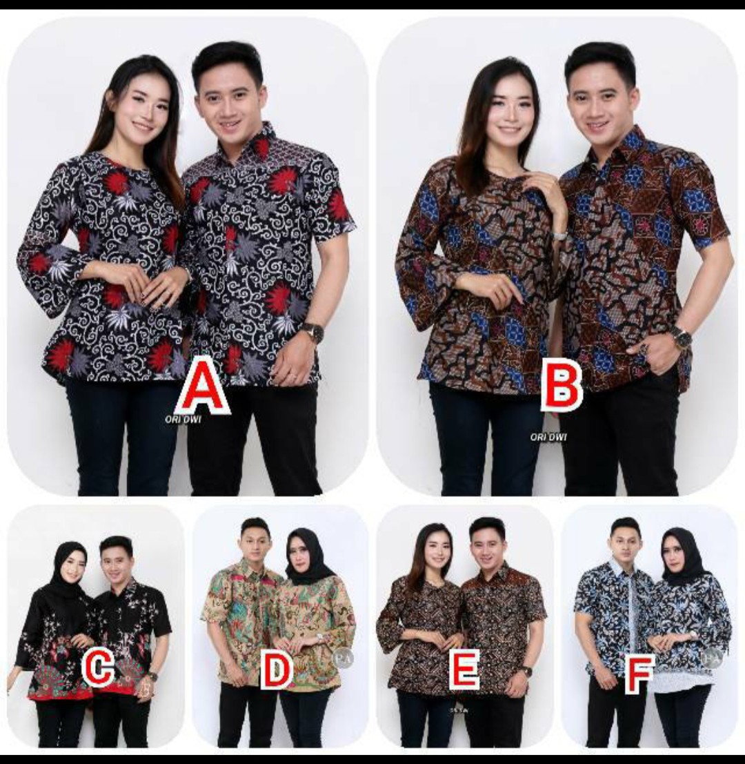 Maura Couple - Sania Ruffle Batik Couple