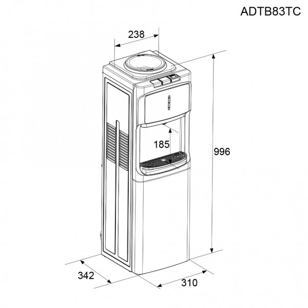 Azalea ADTB83TC Water Dispenser Air