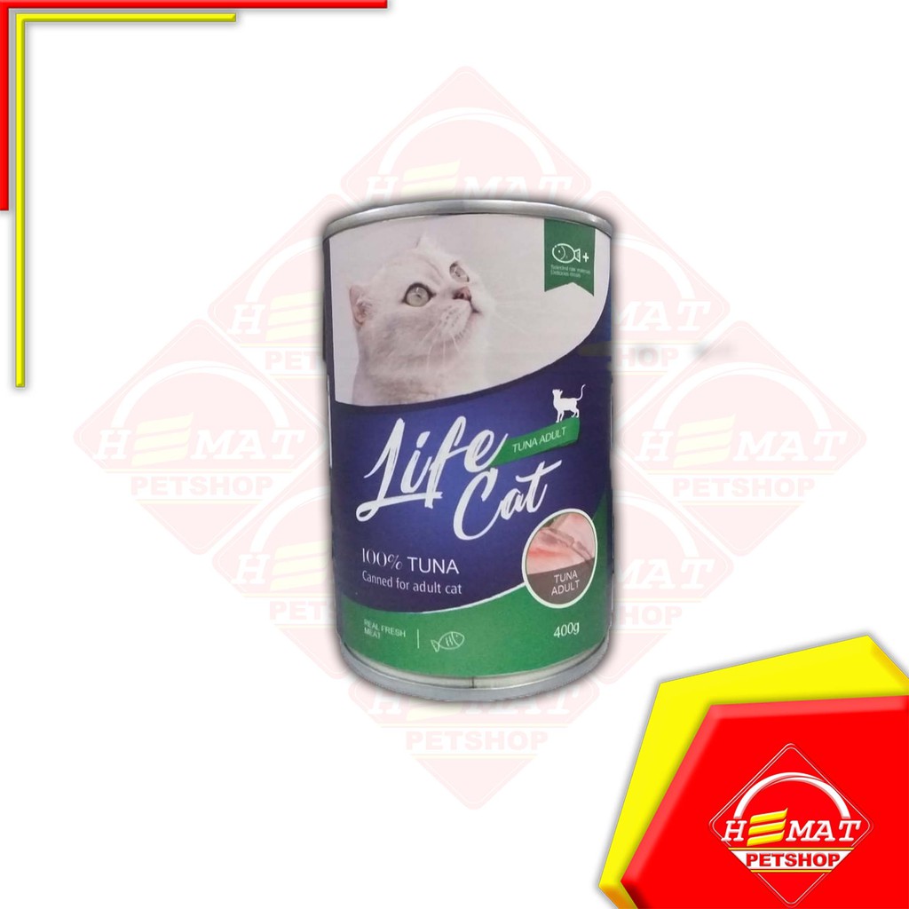 Makanan Kucing Wet Food Life Cat Kitten &amp; Adult 400 Gram - Basah 400Gr