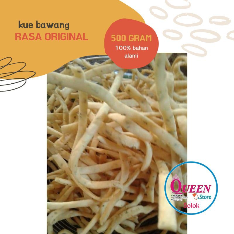 

kue bawang 500gr / kerupuk bawang kiloan / queenstoresolok