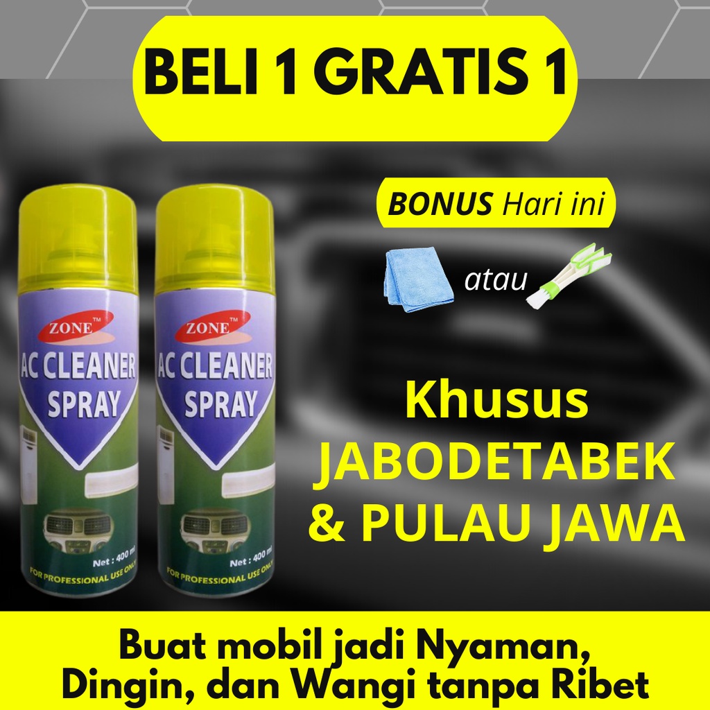 AC Refresher &amp; Cleaner Spray - Pembersih / pendingin / pengharum Ac mobil dan split kamar ruangan