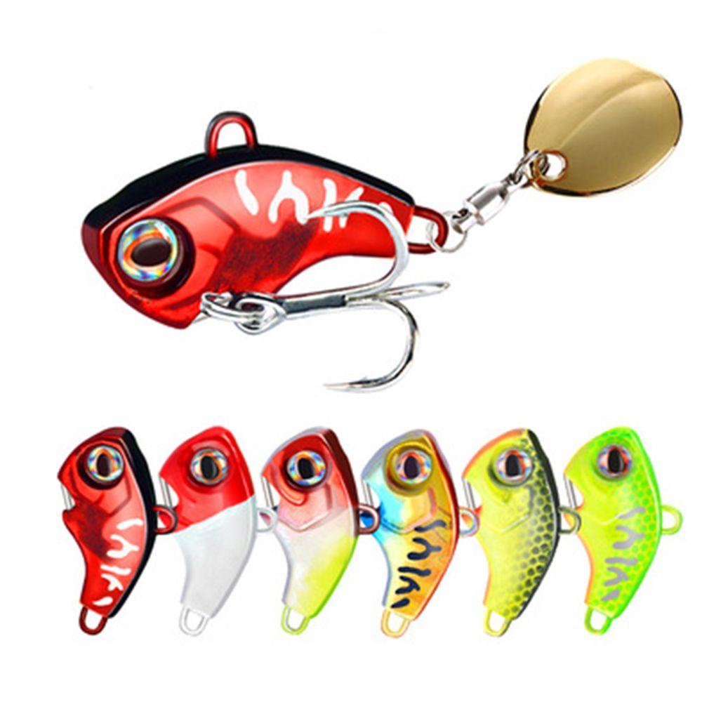 TOP Umpan Pancing Logam Spinner Tackle 9g 13g 16g 22g Getaran Sendok Logam Payet Treble Hook