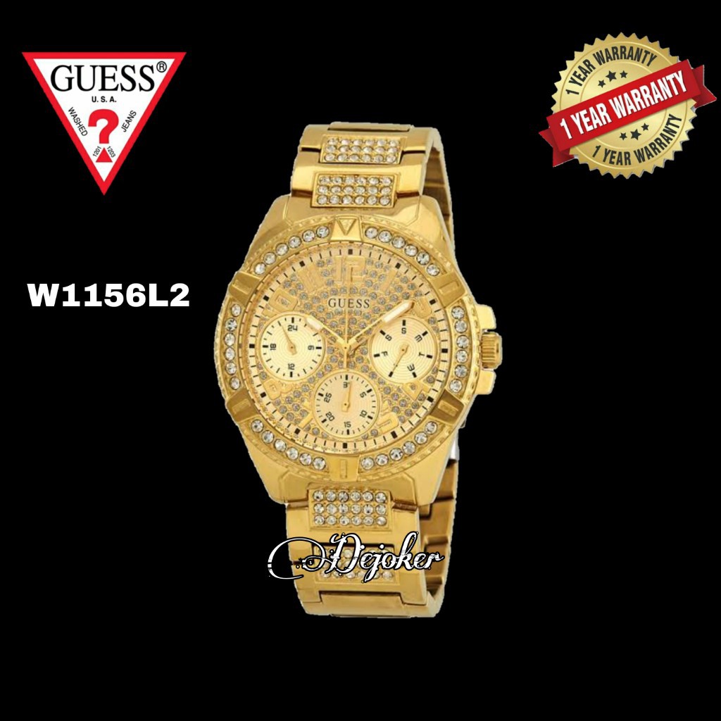 Jual Jam Tangan Wanita Original Guess W1156L2 Indonesia|Shopee Indonesia