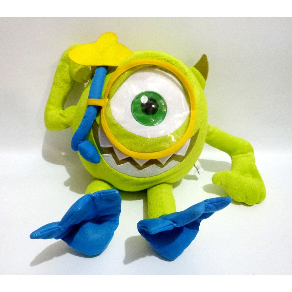 Boneka Mike Wazowski Original Disney Monster Inc Diving Mike Big