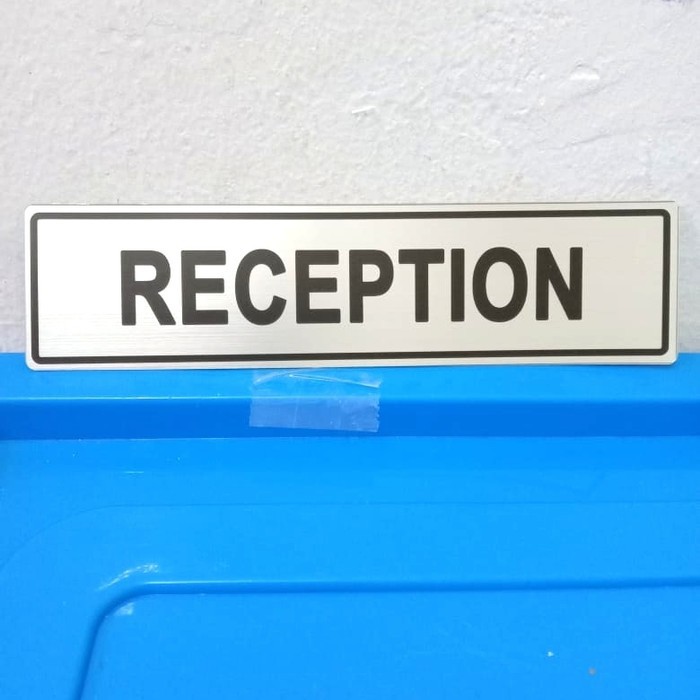 

LABEL RECEPTION UKURAN 4X18CM